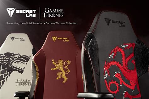 game of thrones chair|WINTER IS HERE: HBO® and Secretlab release world’s first official Game .
